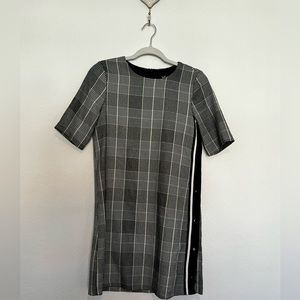 Semi houndstooth mini dress